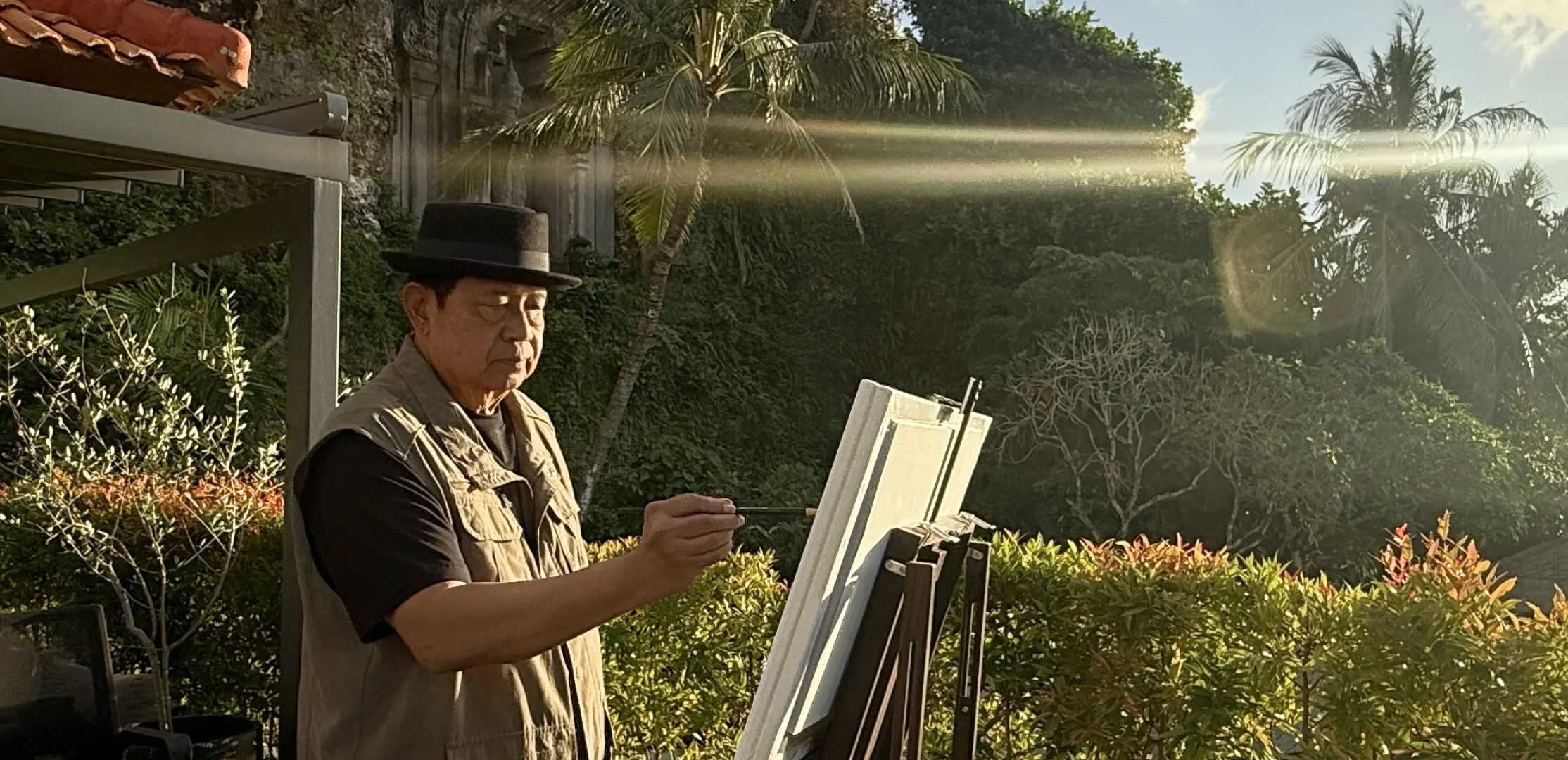 Susilo Bambang Yudhoyono painting